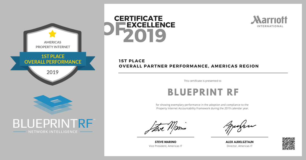 Blueprint RF named Top Marriott WiFi Provider